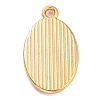 Golden Alloy Enamel Pendants KK-P197-16E-3