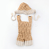 Crochet Baby Beanie Costume AJEW-R030-51-1