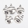 Tibetan Style Zinc Alloy Pendants X-TIBEP-R334-078AS-RS-1