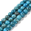 Natural Dyed Jade Beads Strands G-M402-C04-02-1