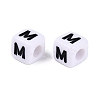Opaque Acrylic Beads SACR-N020-04A-M-3