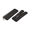 PU Leather Lace-in Boot Zipper Inserts DIY-WH0387-37A-01-1