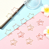 40Pcs 2 Colors Iron Paper Clips AJEW-SP0002-98A-5
