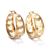 201 Stainless Steel Thick Hoop Earrings LS-EJEW-I245-37B-1
