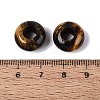 Natural Tiger Eye European Beads G-N359-17A-01-3