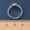 Adjustable Brass Pad Ring Setting KK-K414-05A-S-3