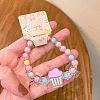 Adorable Pastel Acrylic Beaded Stretch Bracelets for Girl FS-WGCE8BF-09-1