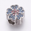 304 Stainless Steel European Beads STAS-O097-101A-1