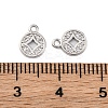 Brass Micro Pave Cubic Zirconia Pendants KK-P289-01P-2