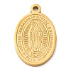 304 Stainless Steel Pendants STAS-M105-35G-02-1