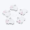 Zinc Alloy Enamel Pendants ENAM-22X18-2-2