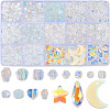 1070Pcs Electroplate Glass Beads Strands EGLA-SC0001-51-1