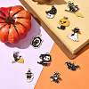 10Pcs 10 Styles Halloween Alloy Enamel Pendants ENAM-FS0003-83-8