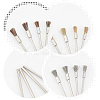 CHGCRAFT 18Pcs 6 Style Polishing Brush Pens Kit TOOL-CA0001-15-5