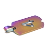 Ion Plating(IP) 304 Stainless Steel Pendants STAS-O127-A04-3