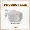 1Pc 3-Slot Octagon Velvet Rings Storage Boxes CON-LP0001-89B-2