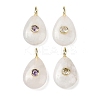 Natural White Moonstone Pendants G-H322-01G-09-1
