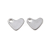 Tarnish Resistant 304 Stainless Steel Stamping Blank Tag Pendants STAS-Q024-1-2