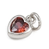 Brass with Cubic Zirconia Pendants KK-A269-67B-P-2