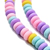 Handmade Polymer Clay Beads Strands X-CLAY-N008-008M-3