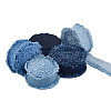 5Pcs 5 Colors Denim Fabric Ribbons DIY-FH0007-16-1