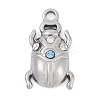 304 Stainless Steel Rhinestone Pendants STAS-L022-478P-1