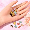 20Pcs 5 Colors Alloy Enamel Charms ENAM-YW0002-04-4