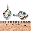 Brass Enamel Pendants KK-B129-23P-3