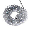 Anti-Tarnish Electroplate Glass Beads Strands GLAA-N064-6mm-01-2
