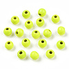 Spray Painted Alloy Beads PALLOY-TAC0044-50F-1