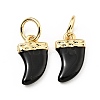 Brass Enamel Charms KK-G416-37G-04-1