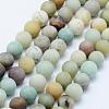 Natural Flower Amazonite Beads Strands G-F518-24-10mm-1