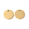 304 Stainless Steel Charms STAS-Q308-09H-G-1