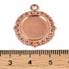 Zinc Alloy Pendant Settings for Cabochon & Rhinestone LS-KHDZ-PALLOY-A15290-RG-3
