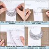 Resin Rhinestone Hotfix Rhinestone Iron on/Sew on Cloth Patches DIY-WH20063-030E-6