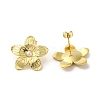 304 Stainlee Steel with Plastic Pearl Studs Earring EJEW-Z045-07G-1