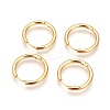 Ion Plating(IP) 304 Stainless Steel Hoop Earrings LS-EJEW-P177-G-14-2