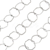 Rack Plating Brass Hexagon Link Chains CHC-N009-03P-1