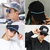 10Pcs Synthetic Turquoise & Brass & Alloy Chain Baseball Cap Chain HJEW-YW00096-6