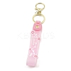 Flower PVC Rope Keychains LS-KEYC-B015-01LG-02-1