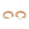 304 Stainless Steel Hoop Earrings EJEW-JE04202-01-2