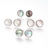 Brass Stud Earrings EJEW-E252-07-1