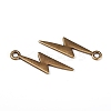 Tibetan Style Alloy Pendants PALLOY-TAC0010-18AB-2