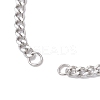 3MM 304 Stainless Steel Twisted Chain Bracelet Making AJEW-JB01440-02-2