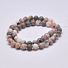 Natural Pink Zebra Jasper Beads Strands X-G-P231-01-8mm-2