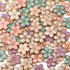 Light Gold Plated Alloy Enamel Pendants ENAM-R136-17-1