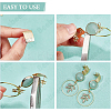 16Pcs 4 Style Brass Stud Earring Findings KK-BBC0003-30-4