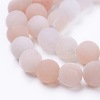 Natural Pink Aventurine Beads Strands X-G-F520-56-4mm-3