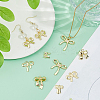 48Pcs 8 Styles Bowknot Alloy Pendants FIND-DC0007-72C-5