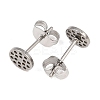 304 Stainless Steel Stud Earring Findings STAS-P434-06A-P-2